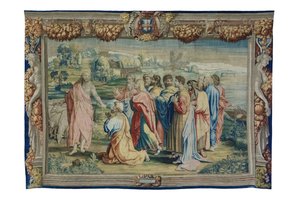 De overdracht van de sleutels aan Sint Pieter door Jean Lefebvre