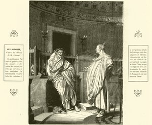Twee Auguren, priesters van het oude Rome