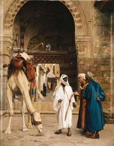 Een geschil onder Arabieren door Jean Leon Gerome