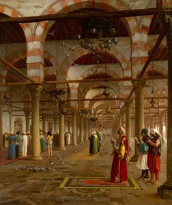 Gebed in de Moskee door Jean Leon Gerome