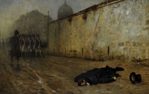 De executie van maarschalk Ney door Jean Leon Gerome