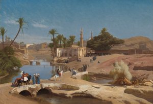 Uitzicht op Medinet El-Fayoum