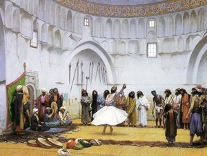 Draaiende Derwisjen, c.1895 door Jean Leon Gerome