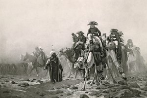 Generaal Bonaparte in Egypte, uit Een Verzameling Werken van Jean-Leon Gerome in 100 Fotogravures, 1881