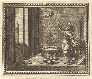 Minerva Verandert Arachne in een Spin