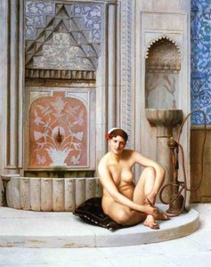 Frans:  Odalisque door Jean Leon Gerome