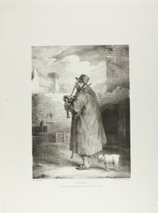 De adder, plaat 1 uit Diverse onderwerpen Getekend uit het leven en op steen (De Engelse suite)