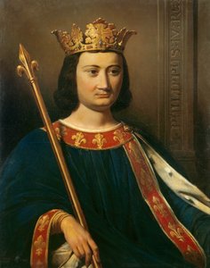 Portret van Filips IV de Schone (1268 - 1314), Koning van Frankrijk