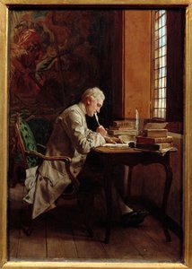 Een dichter door Jean Louis Ernest Meissonier