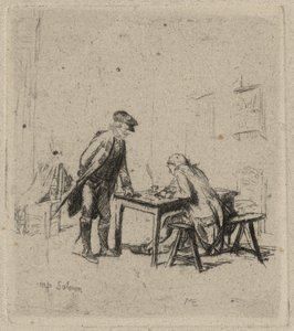 Zonder Titel door Jean Louis Ernest Meissonier