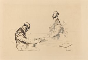 Op de Conferentie, ca. 1919 door Jean Louis Forain