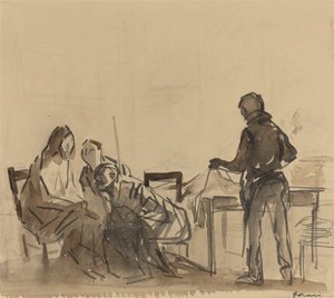 Voor het maal in Emmaüs, ca. 1910