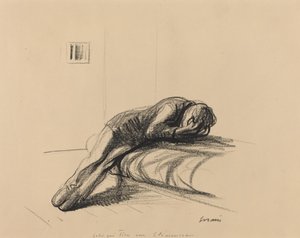 Degene die op Clemenceau schoot, in of na 1919 door Jean Louis Forain