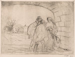 Ontmoeting onder het gewelf door Jean Louis Forain
