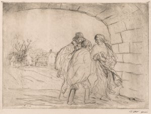 Ontmoeting onder het gewelf door Jean Louis Forain