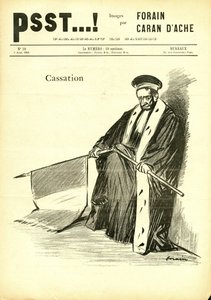 Illustratie door Jean-Louis Forain (1852-1931) in Psst...!
