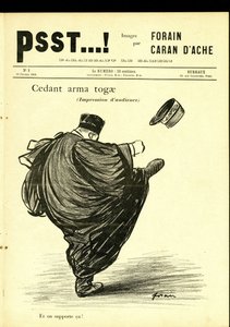 Illustratie door Jean-Louis Forain (1852-1931) in Psst...!