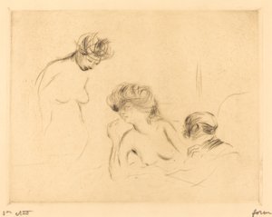 In een Privé Kamer (derde plaat) door Jean Louis Forain