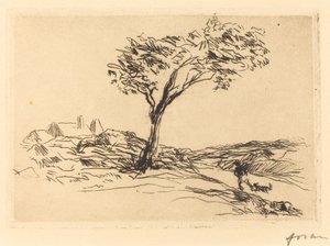 Landschap in de omgeving van Versailles door Jean Louis Forain