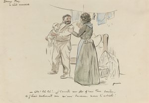 Le Peril Anarchiste, ca. 1897 door Jean Louis Forain