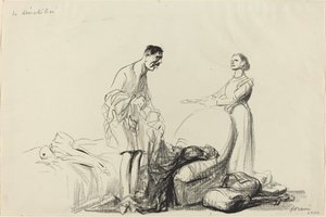 Le démobilisé, ca. 1914-1919 door Jean Louis Forain