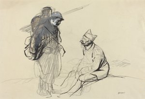 Poilu en Tommy in Gesprek