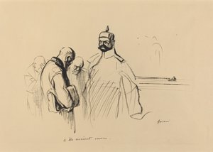 Si ils avaient vaincu, c. 1919 door Jean Louis Forain