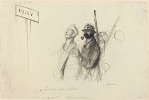 Sur le Rhin. - nu is het de achterkant., waarschijnlijk 1918