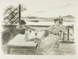 Het Prieel door Jean Louis Forain