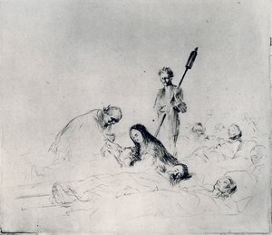 De communie van de patiënten, 1925 door Jean Louis Forain