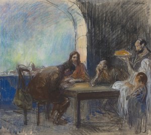 Het avondmaal in Emmaüs