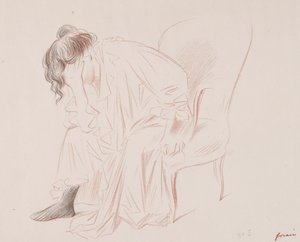 Zittende Vrouw door Jean Louis Forain