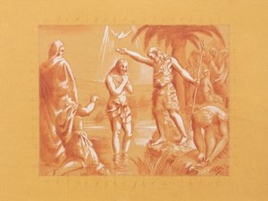 De doop van Christus door Jean Louis Gampert