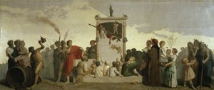 De Menselijke Komedie, c.1852 door Jean Louis Hamon