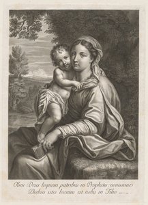 Madonna en Kind door Jean Louis Roullet