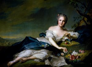 Portret van Henrietta Maria van Frankrijk door Jean Marc Nattier