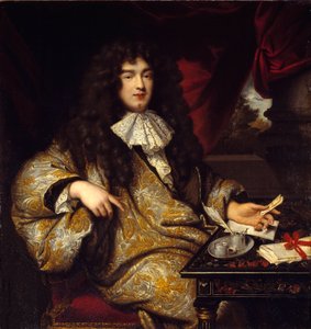Portret van Jean Baptiste Colbert, markies van Seignelay, minister van de marine, zoon van Colbert