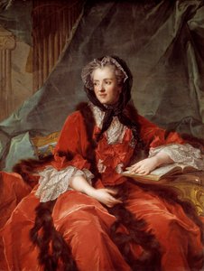 Portret van Marie Lesczinska (Lesczynska) (1703-1768) koningin van Frankrijk