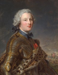 Portret van Pierre Victor, baron de Besenval de Brünstatt 1722-1794, tweede helft van de 18e eeuw door Jean Marc Nattier