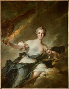 Portret van de hertogin van Chaulnes, afgebeeld als Hebe, godin van de rede