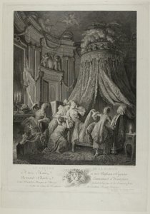 De bruidegom door Jean Michel Moreau
