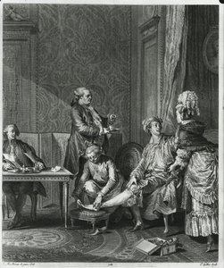 De Levee, gegraveerd door Louis Michel Halbou (1730-ca.1809) 1781