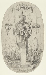 Hercules met zijn knuppel door Jean Mignon