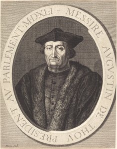 Augustin de Thou door Jean Morin