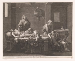 Testament van Eudamidas door Jean Pesne