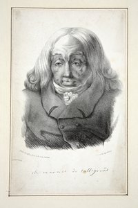 Portret van Talleyrand, 79 jaar oud, uitgegeven 1835 (gravure)