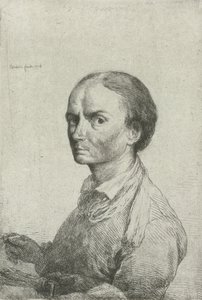 Zelfportret van Jean Pierre Norblin de la Gourdaine