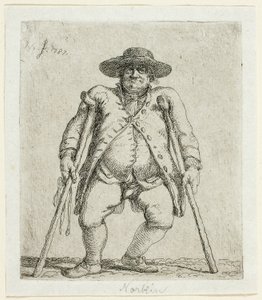 Bedelaar door Jean Pierre Norblin de La Gourdaine