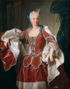 Portret van Elisabeth Farnese, koningin van Spanje door Jean Ranc