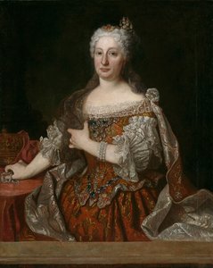 Portret van aartshertogin Maria Anna van Oostenrijk 1683-1754, koningin van Portugal, c. 1729